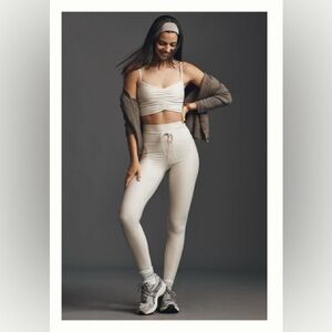 LSPACE Turner leggings -cream color-XS NWT